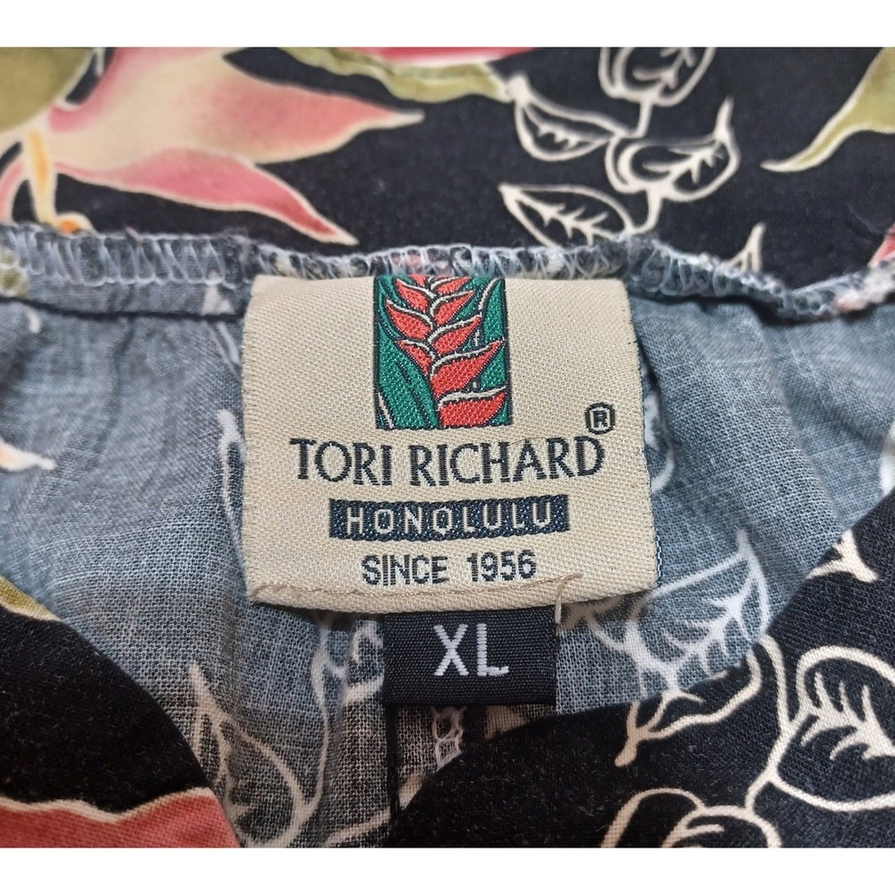 Tori Richard Honolulu Birds of Paradise Muumuu House Dress XL Hawaiian Lounge - Picture 2 of 6